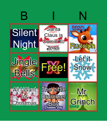 Christmas BINGO Card