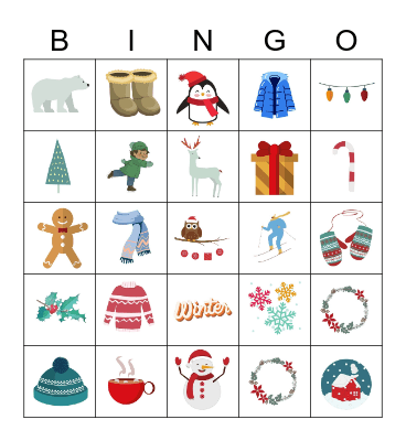 Winter Bingo Card