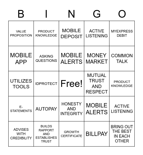 TEAM AWESOME DECEMBER BINGO Card