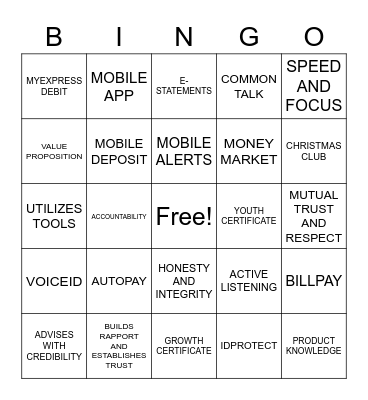 TEAM AWESOME DECEMBER BINGO Card