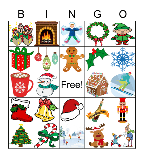 Holiday Bingo Card