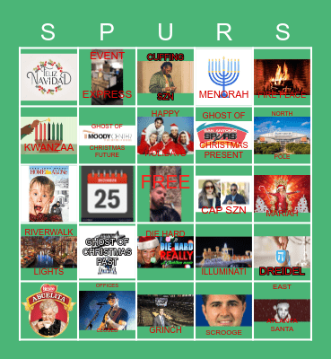 HOLIDAY SHENAN BINGO Card