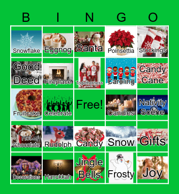 Holiday Bingo Card