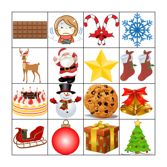 Christmas Bingo Card