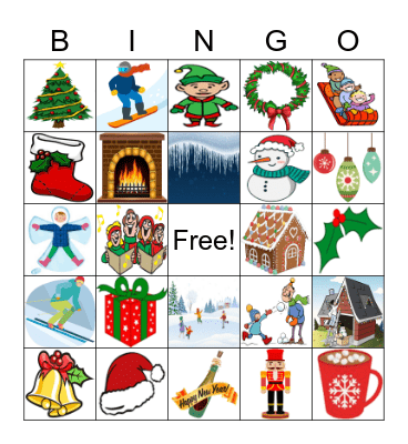 Holiday Bingo Card