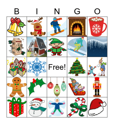 Holiday Bingo Card