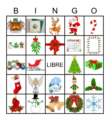 JOYEUX NOËL Bingo Card