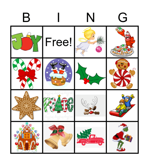 Christmas Bingo Card