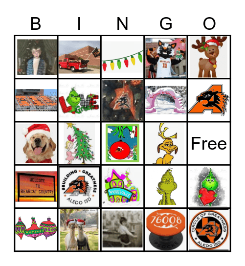 Bearcat Bingo Card