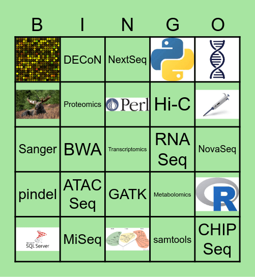 Bioinf Bingo Card