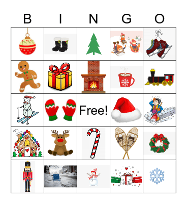 Holiday Bingo Card