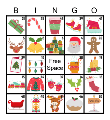 Christmas Bingo Card