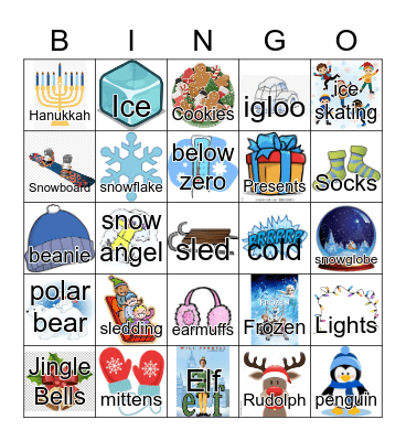 Winter Bingo Card