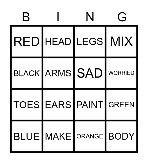 BINGO! Bingo Card
