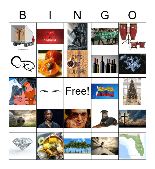 Gonzalez Xmas Bingo Card