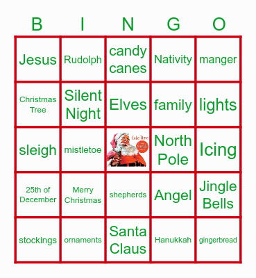 Holiday Bingo Card