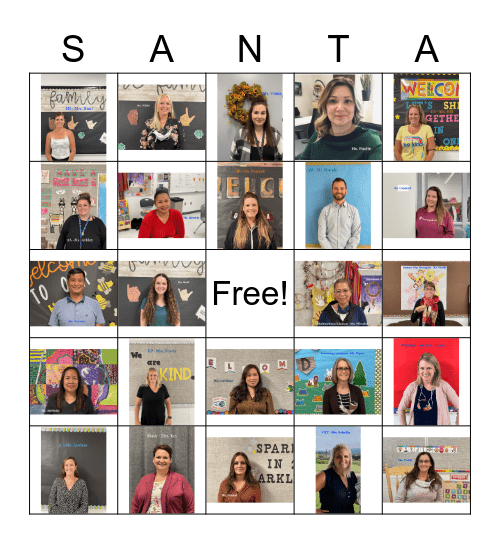 Christmas Bingo Bonanza! Bingo Card