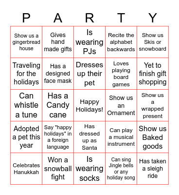 XWT Bingo Card