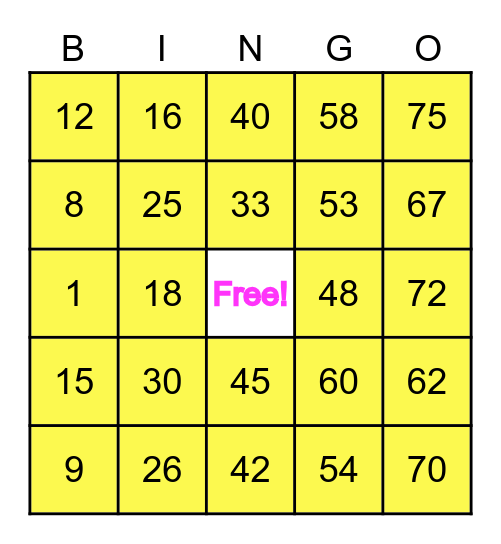 PCBingo_357613 Bingo Card