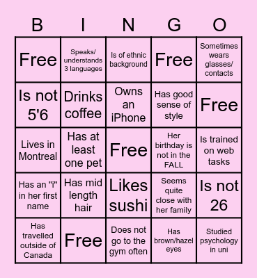 Secret Santa 2021 Bingo Card