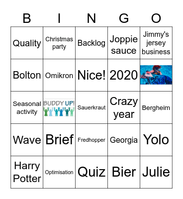 Teammeeting Bingo Card