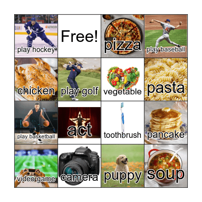 Speaking Ace 1 (part 4) Bingo Card