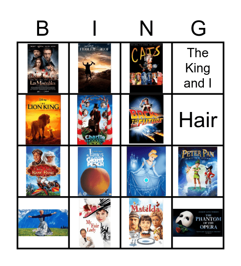 Theatre Plays Bingo Card