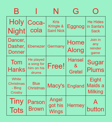 WC Claims Associate Engagment Bingo Card