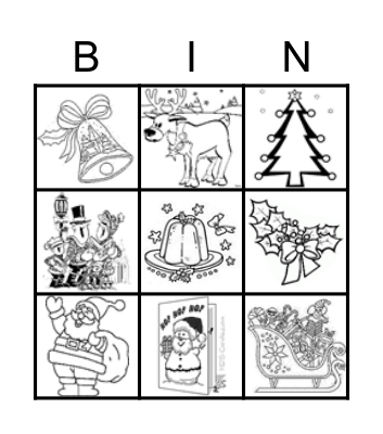 Christmas Bingo Card