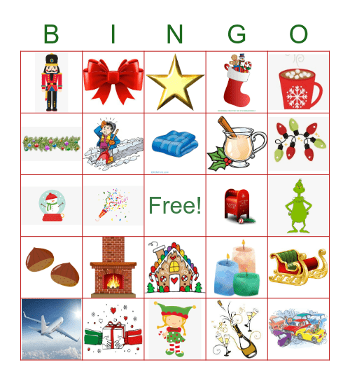 Holiday Bingo Card