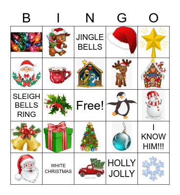 Christmas Bingo Card