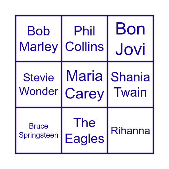 BEST SELLERS Bingo Card