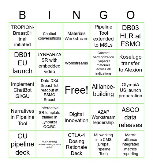 OBU MI 2021 Achievement BINGO! Bingo Card