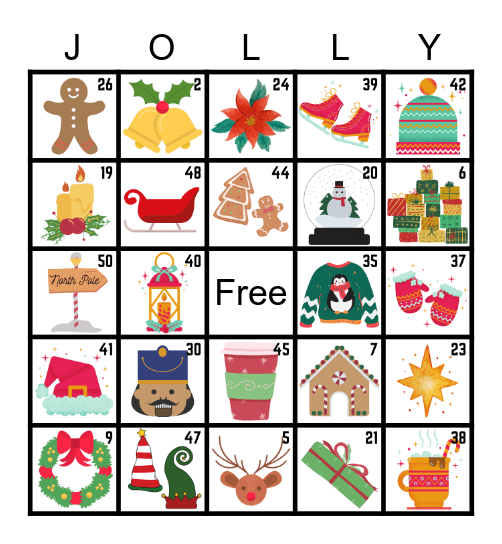 Christmas Bingo Card