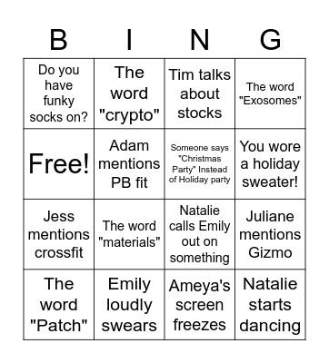 Nguyen Lab Bingo Card
