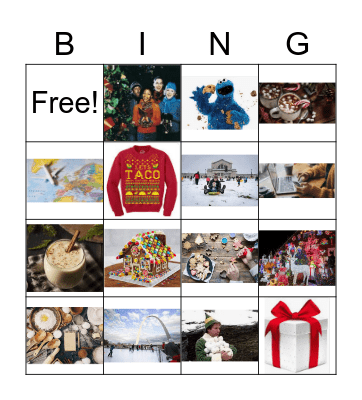 Winter Fun Bingo Card