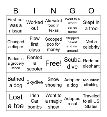 WhoDUNit Bingo Card