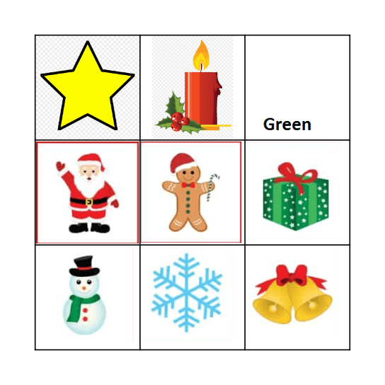 Christmas Bingo Card