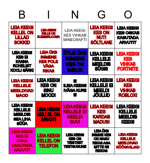 !!Hard Bingo!! Bingo Card