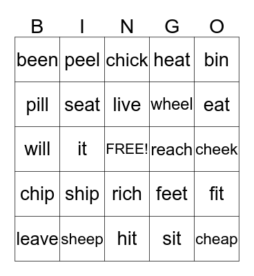Ship or Sheep? Bingo Card