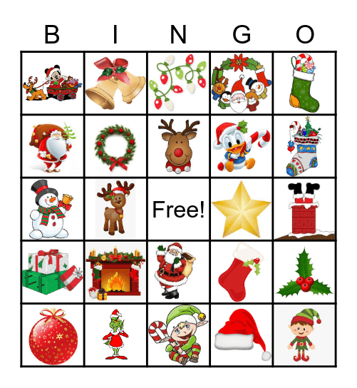 Christmas Bingo Card