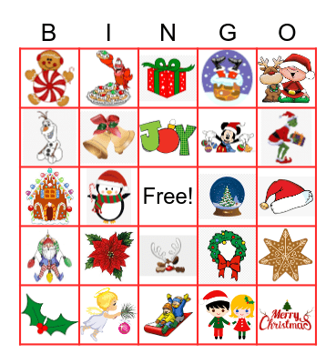 Cost and Manufacturing Christmas Bingo Card