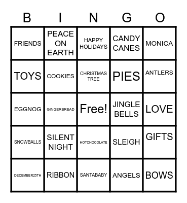HIM WINTER GATHERING Bingo Card
