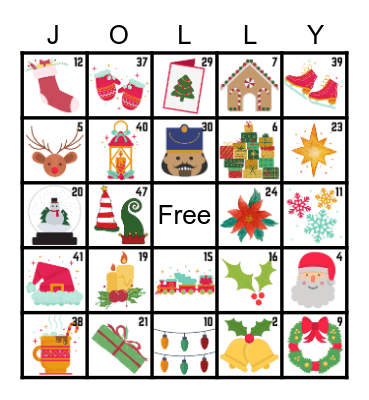 Christmas Bingo Card