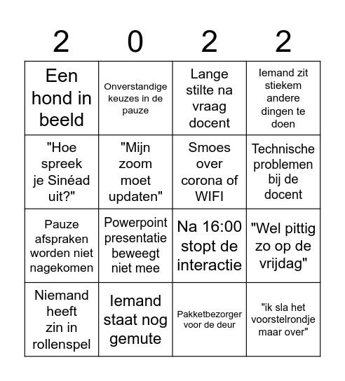 Happy Bingo Card