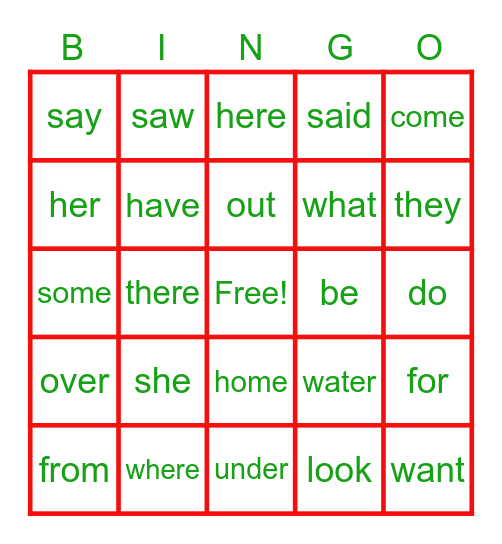 HOLIDAY BINGO Card