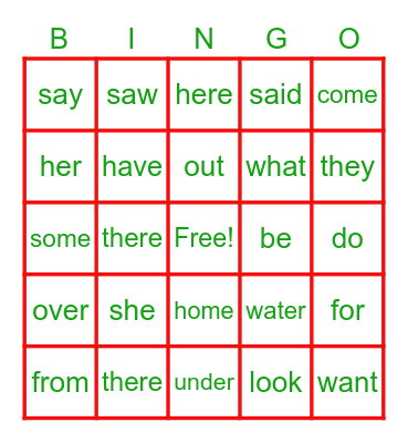 HOLIDAY BINGO Card