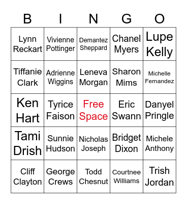 CCC Leadership Team EOY Meeting Bingo Card