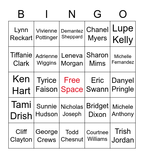 CCC Leadership Team EOY Meeting Bingo Card
