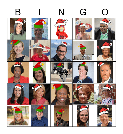 CUB Holiday Party Bingo Card